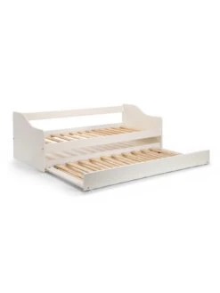Julian Bowen Elba Daybed Frame With Guest Bed - White -Oleu Furniture Shop VRRPX SQ3 0000000013 WHITE SLd