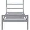 Julian Bowen Soto Single Metal Bed -Oleu Furniture Shop VRRSQ SQ2 0000000035 SILVER SLf