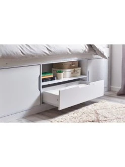 Julian Bowen Atom Low Sleeper - White -Oleu Furniture Shop VRRST SQ3 0000000013 WHITE SLd