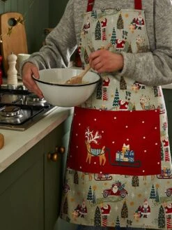 Ulster Weavers Cotton Apron – Tis The Season -Oleu Furniture Shop VRUD1 SQ2 0000000099 N A SLd